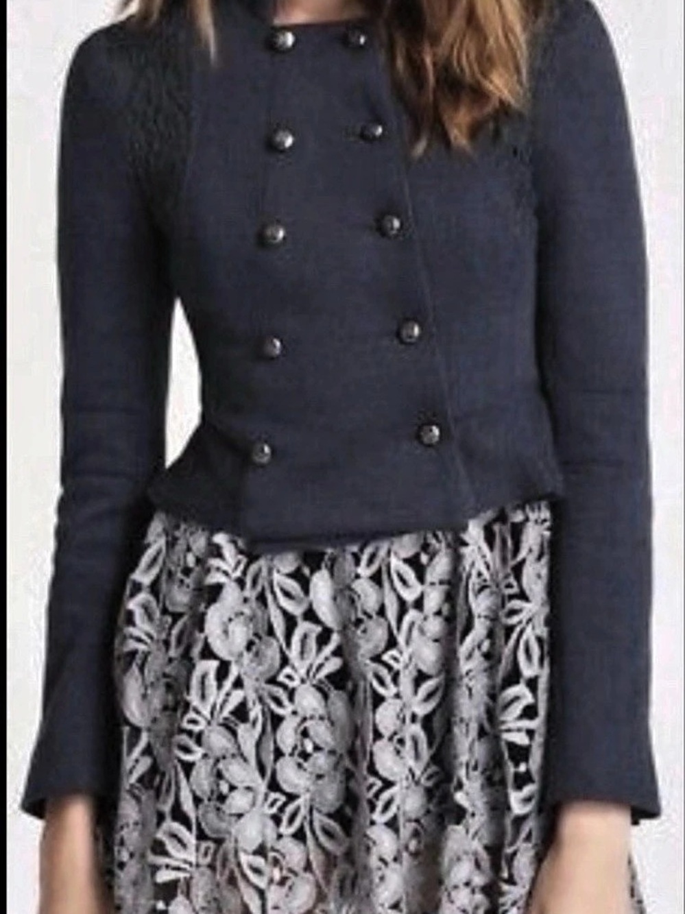 Free People Emilia Jacket Black & White